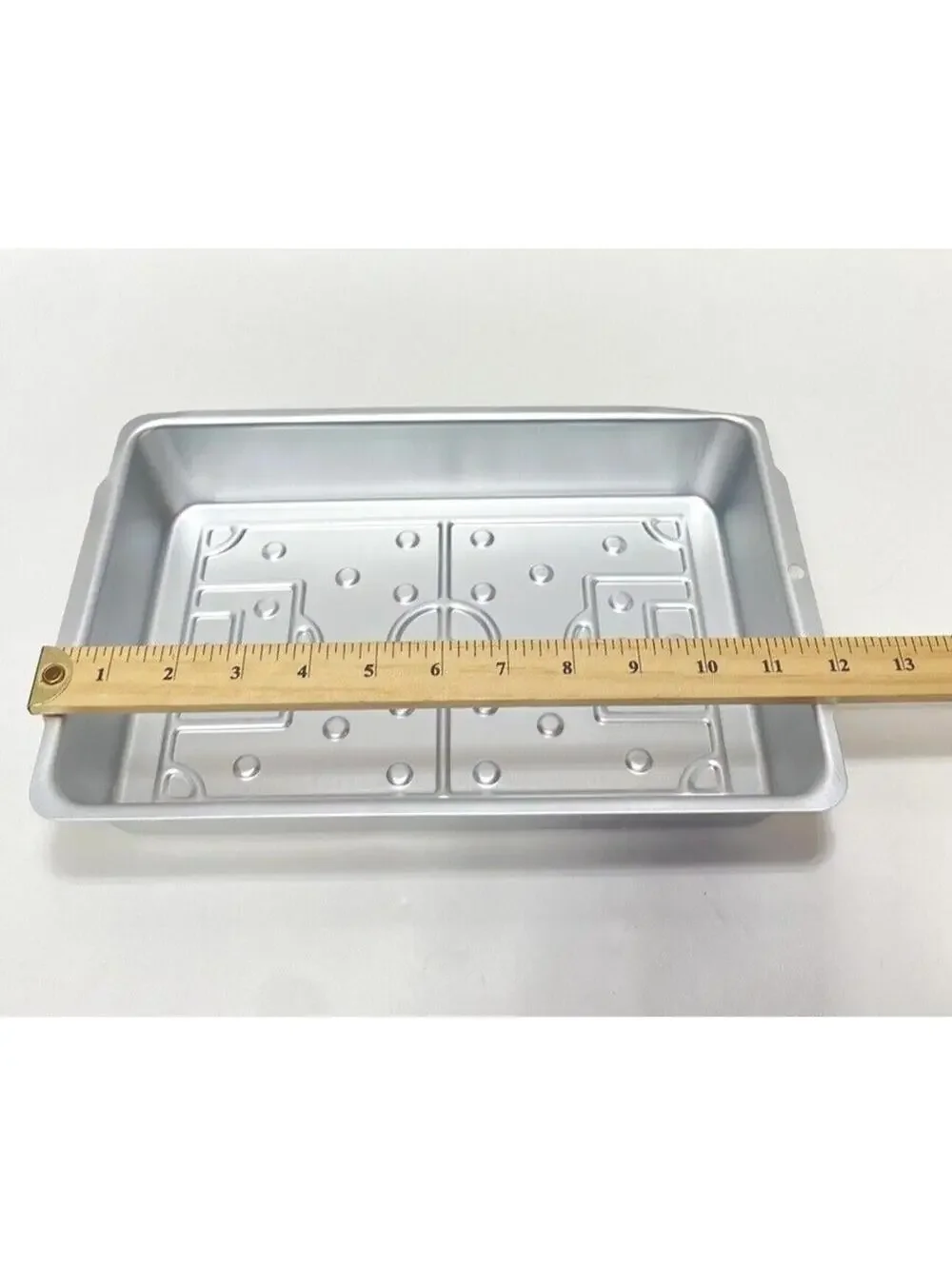 Rectangular Soccer Football Field Cake Pan Baking Mold Brand New As-Is Toy Bake
